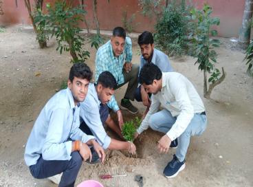 Trees were planted in our ITI Primises on the occasion of Van Mahotsav
