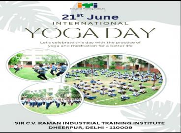 International Yoga Day 2025